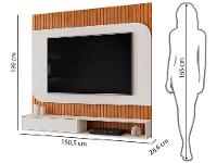 Painel para TV até 65" DJ Móveis Tom - 3