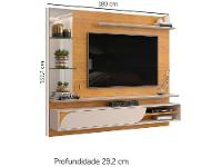 Painel para TV até 60" DJ Móveis Ravi - 3