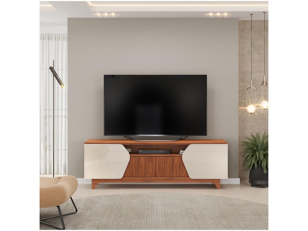 Rack para TV até 75" 4 Portas DJ Móveis Helo - 1