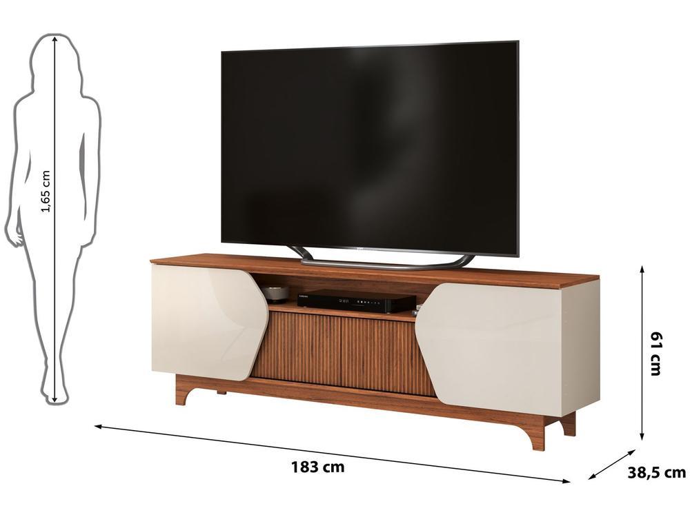 Rack para TV até 75" 4 Portas DJ Móveis Helo - 3