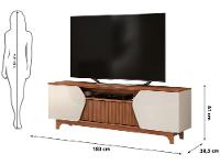 Rack para TV até 75" 4 Portas DJ Móveis Helo - 3