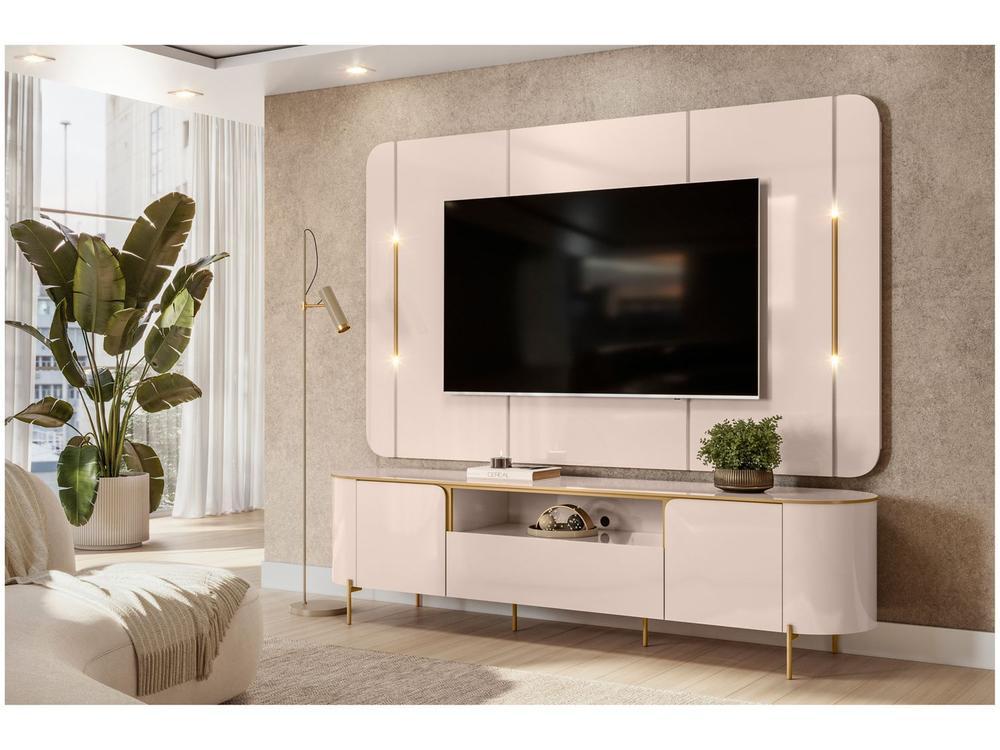 Rack para TV até 75" 1 Gaveta 2 Portas DJ Móveis Areta - 1