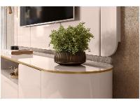 Rack para TV até 75" 1 Gaveta 2 Portas DJ Móveis Areta - 6