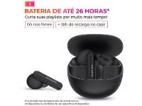 Fone de Ouvido Bluetooth Aiwa Eardbud AWS-EB-04-B com Microfone com Cancelamento de Ruído Intra-auricular True Wireless Preto - 5