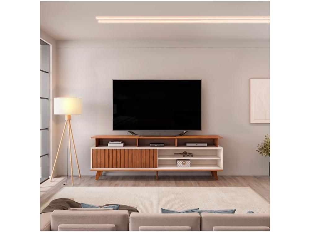 Rack para TV até 70" 1 Porta DJ Móveis Flow - 1