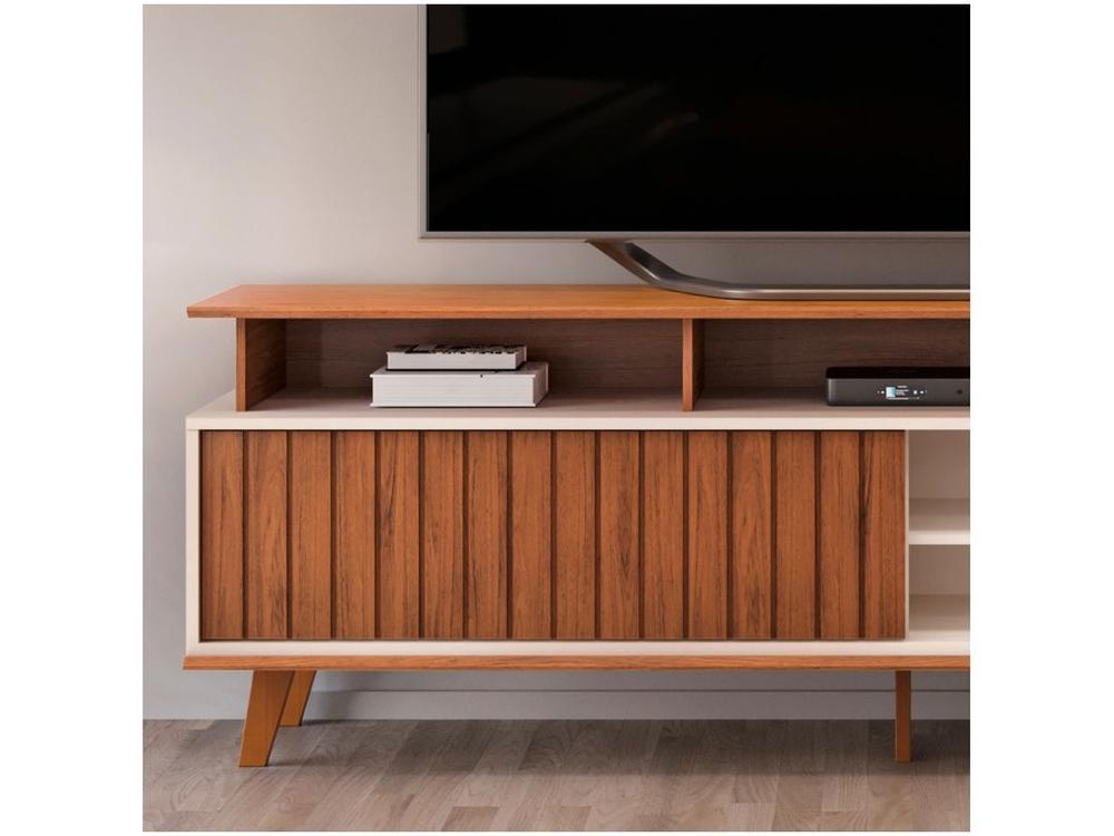 Rack para TV até 70" 1 Porta DJ Móveis Flow - 5