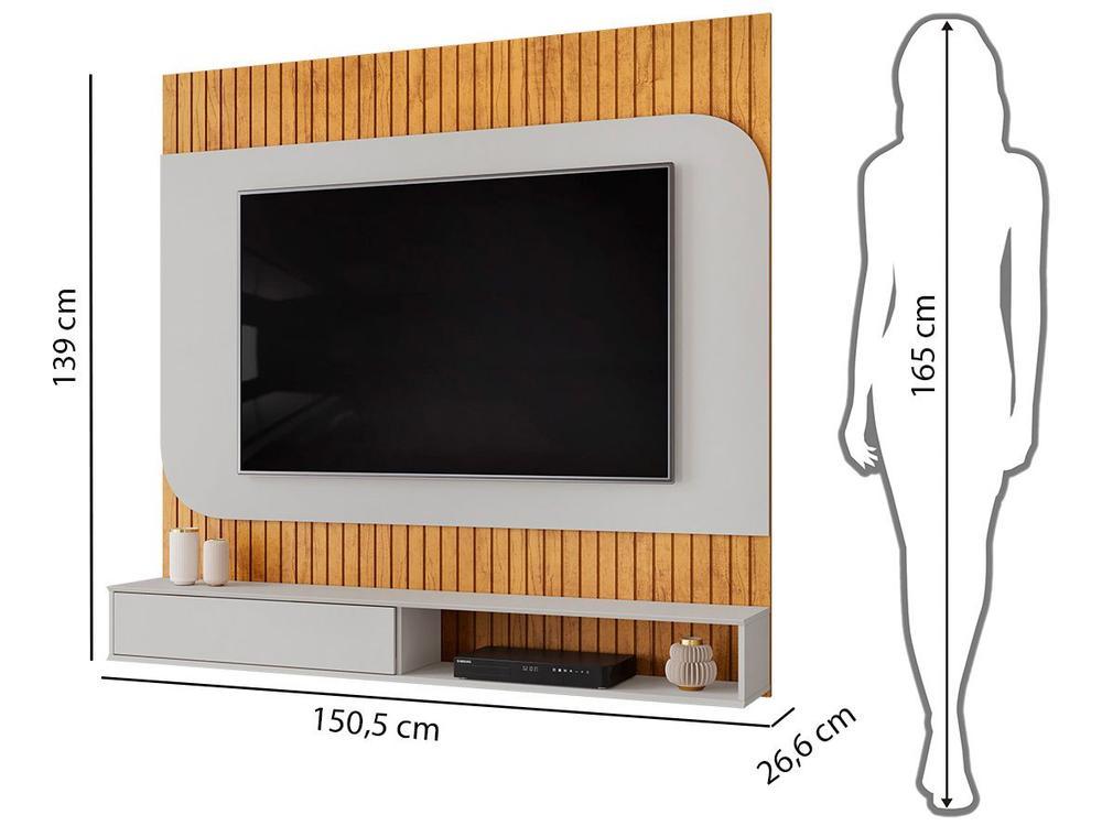Painel para TV até 65" DJ Móveis Tom - 3