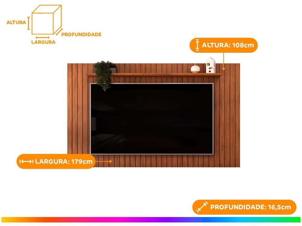 Painel para TV até 65" DJ Móveis Lume - 3
