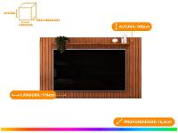 Painel para TV até 65" DJ Móveis Lume - 3