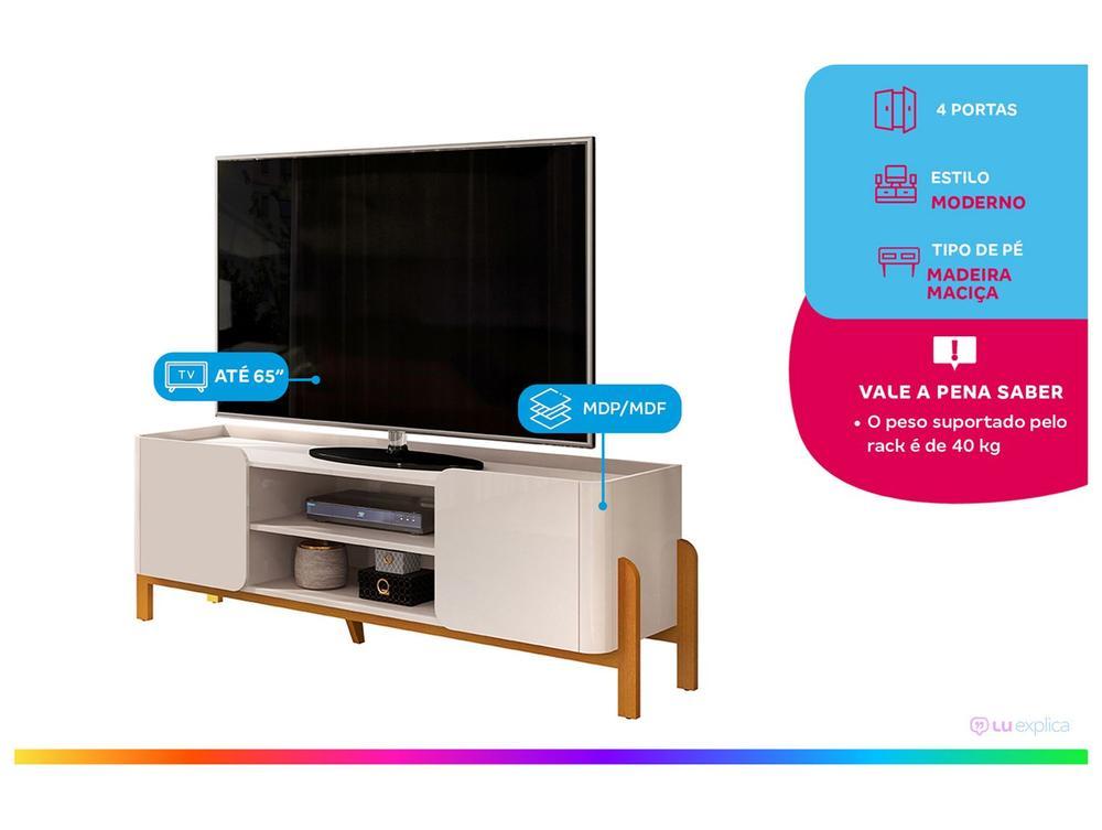 Rack para TV até 65" 2 Portas DJ Móveis Cher - 2