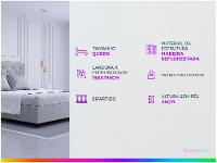 Base Cama Box Queen Bipartido 26x158x198cm Resistence - 2