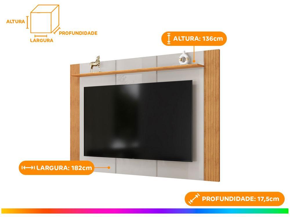 Painel para TV até 75" DJ Móveis Helo - 3