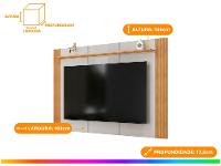 Painel para TV até 75" DJ Móveis Helo - 3