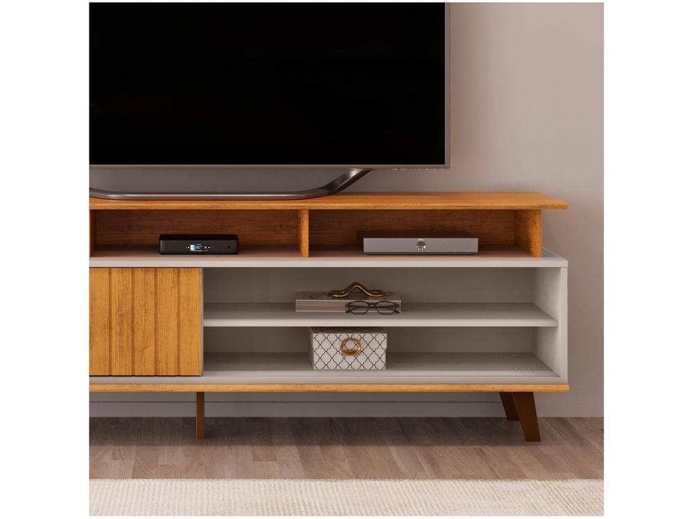 Rack para TV até 70" 1 Porta DJ Móveis Flow - 4