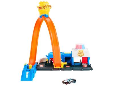 Pista  Hot Wheels City Super Delegacia de Polícia