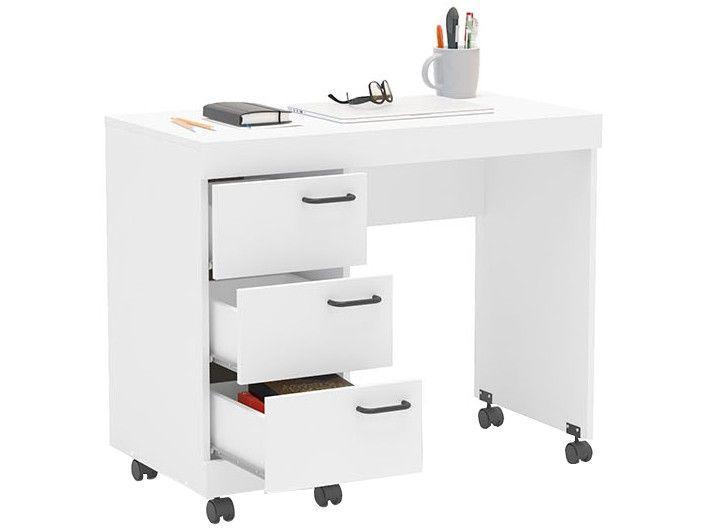 Mesa para Computador 3 Gavetas Politorno - 4