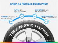 Pneu Aro 16" 215/75R16C Sunset 113/111R Over Cargo G1 - 2