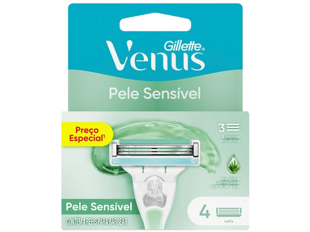 Carga para Aparelho de Depilação Gillette Venus Pele Sensível 4 Unidades - 8