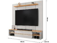 Painel para TV até 70" DJ Móveis Alana - 3