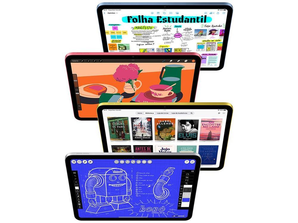 Apple iPad 11" Chip A16 Wi-Fi 256GB Prateado - 3