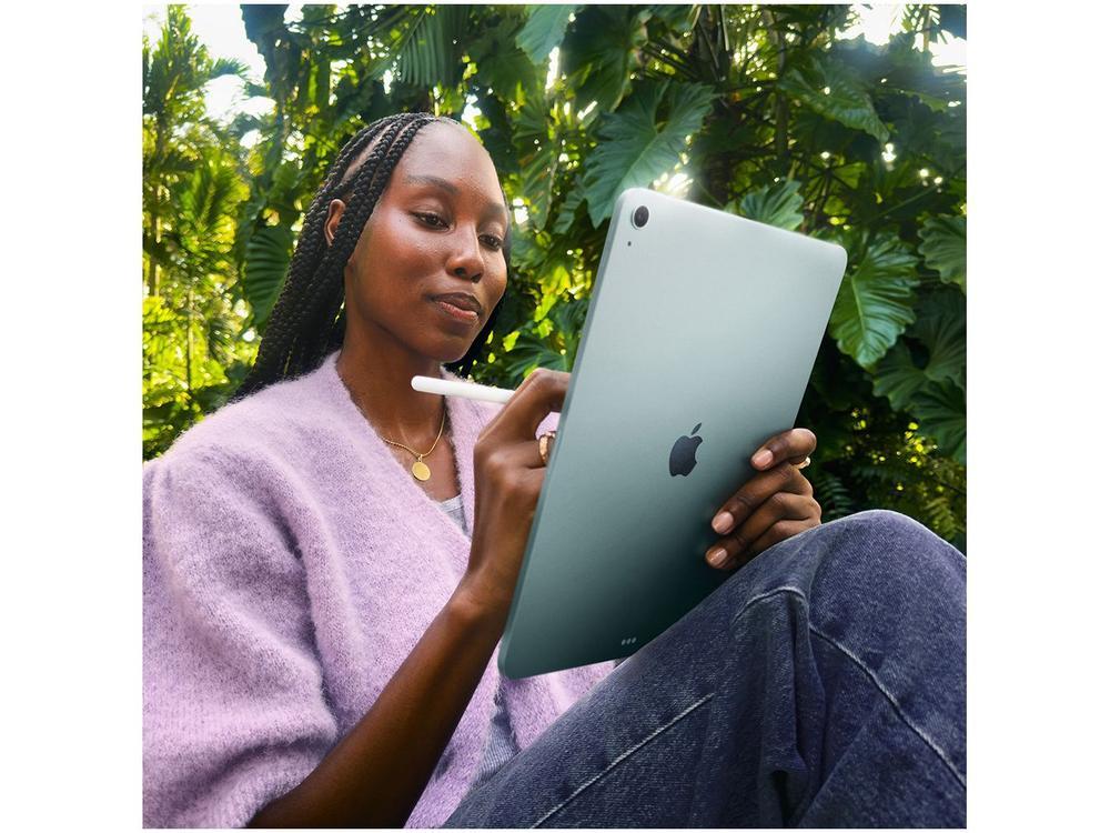 Apple iPad Air de 13" Chip M3 Wi-Fi 256GB Cinza Espacial - 8