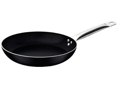 Frigideira Antiaderente Tramontina Piemonte Preta e Inox 25cm
