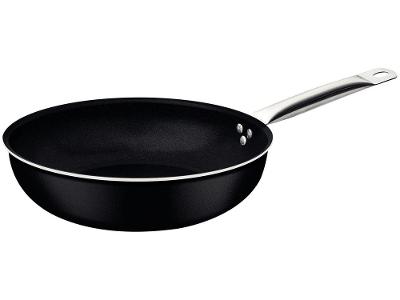 Frigideira Antiaderente Tramontina Funda Piemonte Preta e Inox 28cm