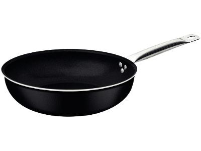 Frigideira Antiaderente Tramontina Funda Piemonte Preta e Inox 28cm