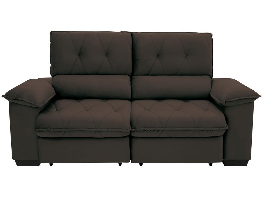 Sofá 3 Lugares Retrátil Reclinável Suede Hannover Linoforte - 8