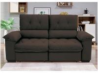 Sofá 3 Lugares Retrátil Reclinável Suede Hannover Linoforte - 7