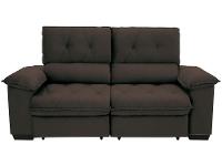 Sofá 3 Lugares Retrátil Reclinável Suede Hannover Linoforte - 8