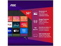 Smart TV 50" AOC 4K DLED 50U7045/78G Roku TV Quad Core 3 HDMI - 7