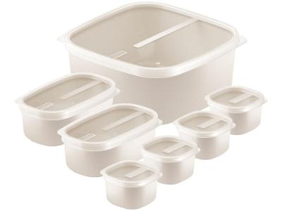 Jogo de Potes Herméticos Tramontina com Tampa MixColor 7 Peças