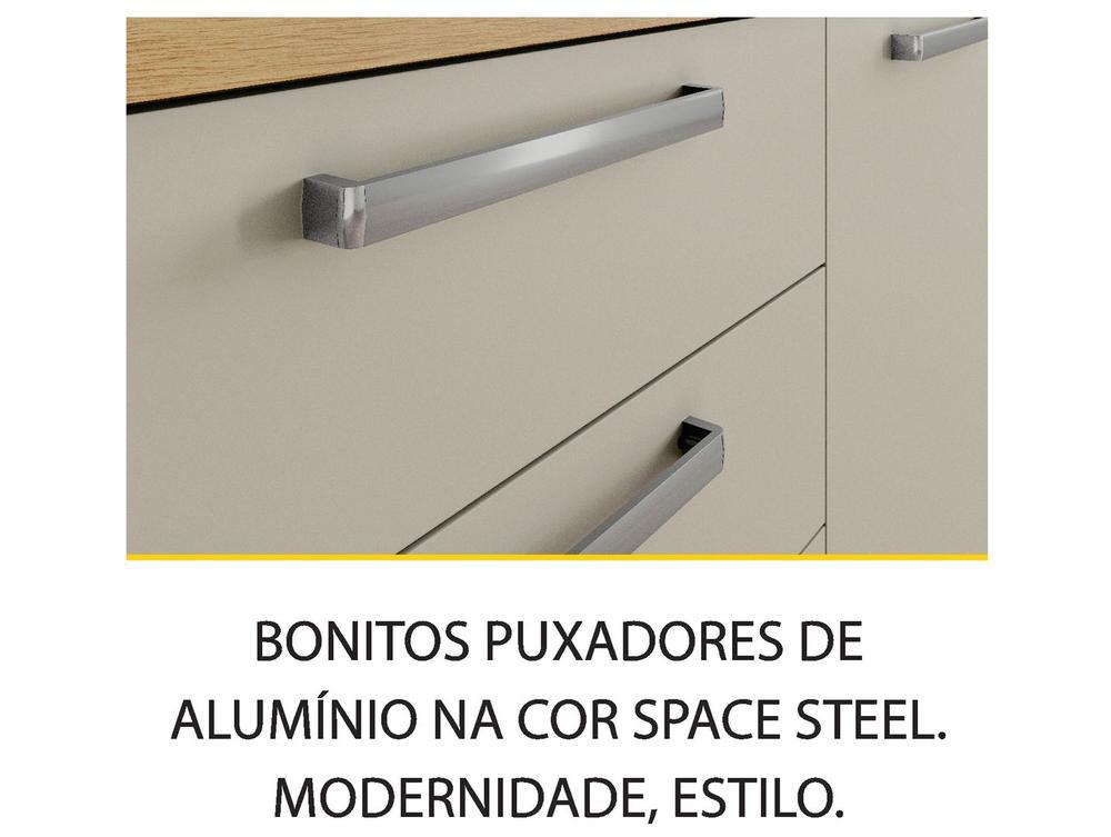 Armário de Cozinha Completa Nesher Nobreza com Balcão 7 Portas 2 Gavetas 100% MDF - 9