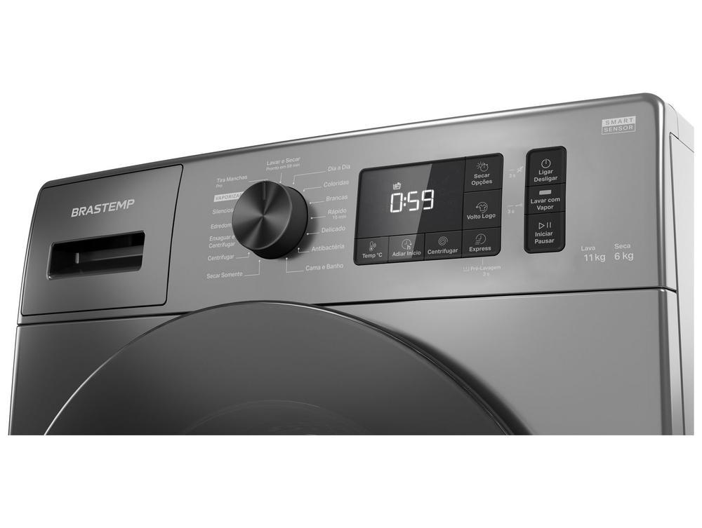 Lava e Seca Brastemp 11kg BNO11AS Inverter Água Quente e Fria Branca - 9