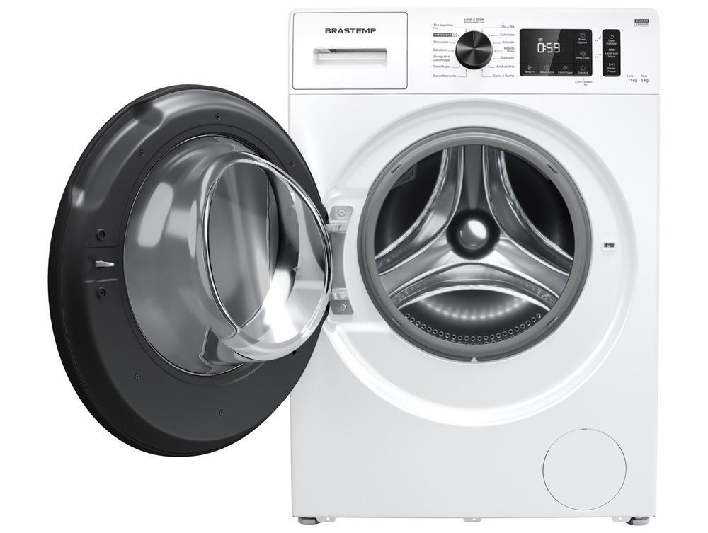 Lava e Seca Brastemp 11kg BNO11AB Inverter  Água Quente e Fria Branca - 7