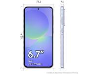 Smartphone Samsung Galaxy A36 128GB 5G 6GB RAM Violeta 6,7" Câm. Tripla + Selfie 12MP - 8