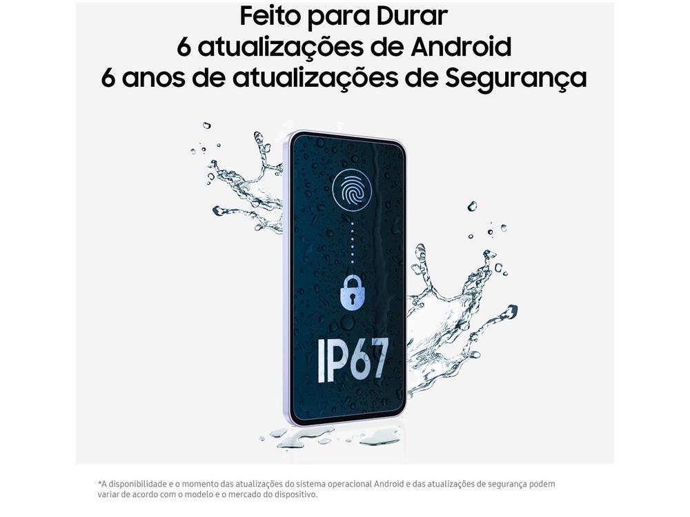 Smartphone Samsung Galaxy A36 256GB 5G 6GB RAM Preto 6,7" Câm. Tripla + Selfie 12MP - 3