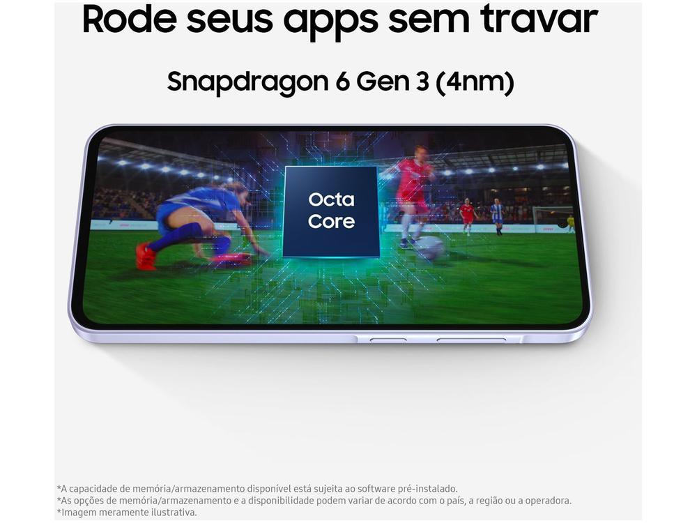 Smartphone Samsung Galaxy A36 256GB 5G 6GB RAM Preto 6,7" Câm. Tripla + Selfie 12MP - 5