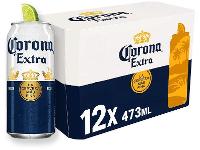Cerveja Corona Extra 12 Unidades Lata 473ml - 1