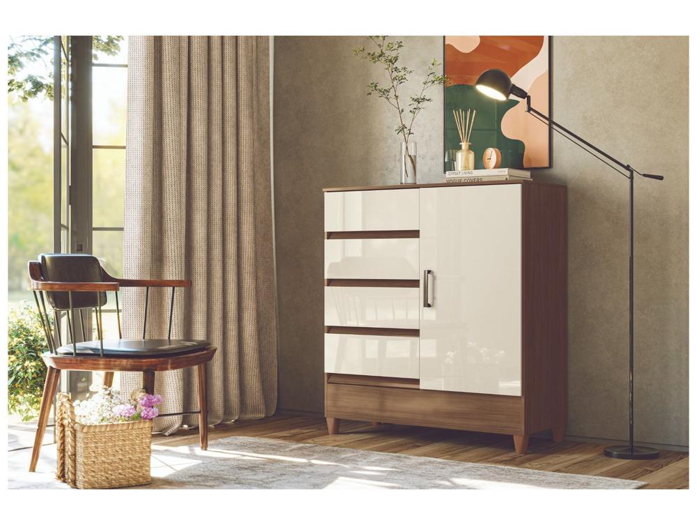 Cômoda 4 Gavetas Santos Andira Fit - 1