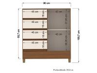 Cômoda 4 Gavetas Santos Andira Fit - 3