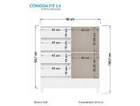 Cômoda 4 Gavetas Santos Andira Fit - 3