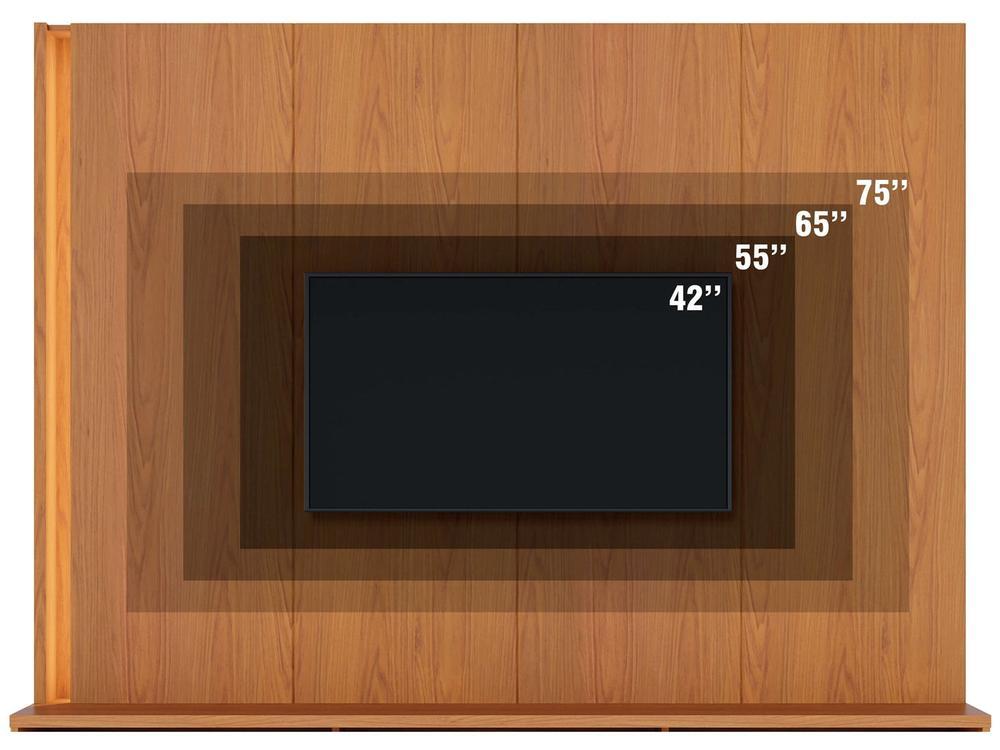 Estante Home para TV até 75" 2 Portas Colibri Jordão - 3