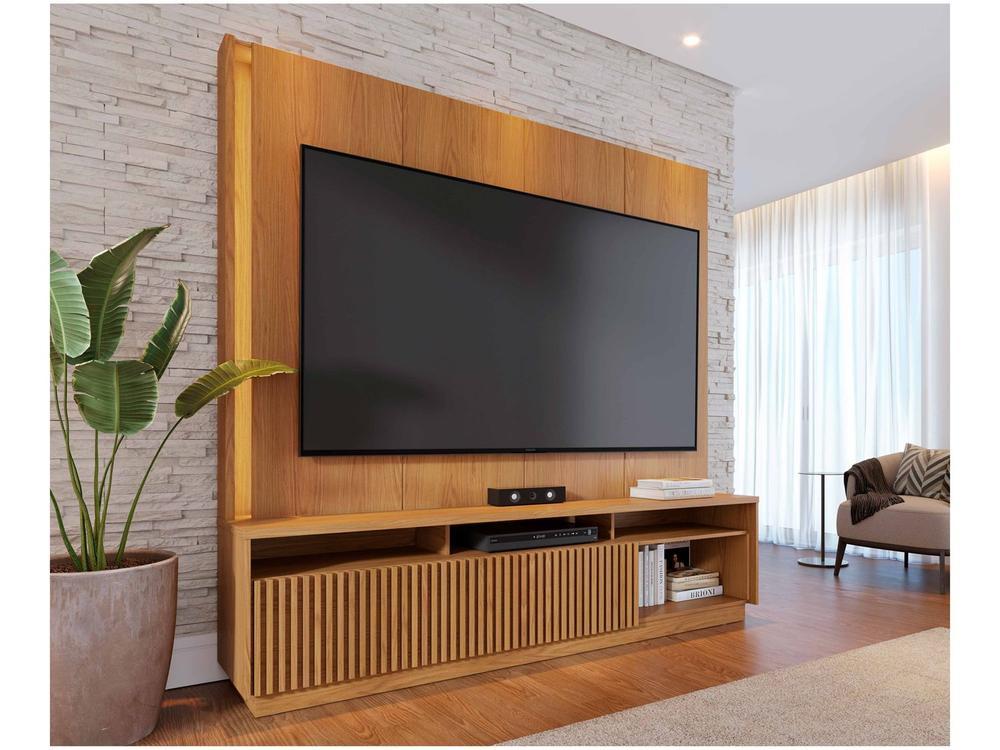 Estante Home para TV até 75" 2 Portas Colibri Jordão - 4