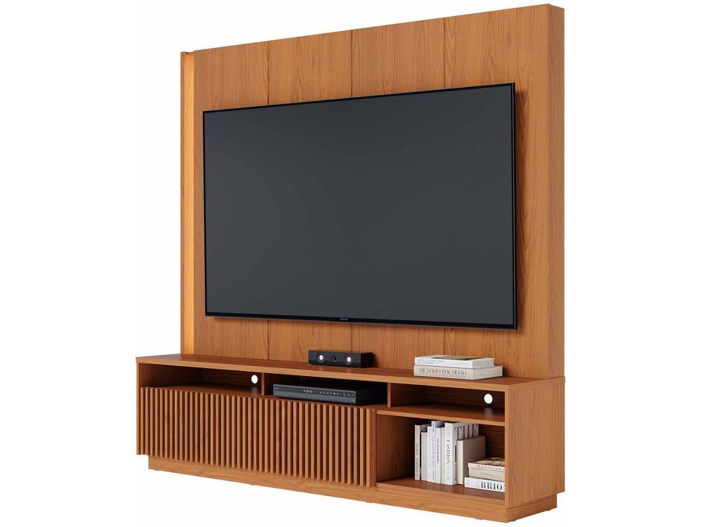 Estante Home para TV até 75" 2 Portas Colibri Jordão - 8