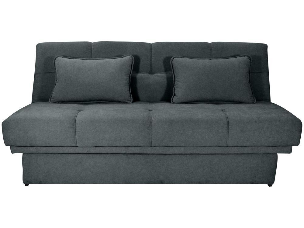 Sofá-cama Lugares Retrátil com Baú Reclinável Veludo Sany - 6