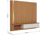 Painel para TV até 65" Colibri Egeu - 2