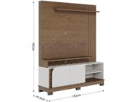 Estante para TV até 65" 2 Portas Colibri Jurerê - 2