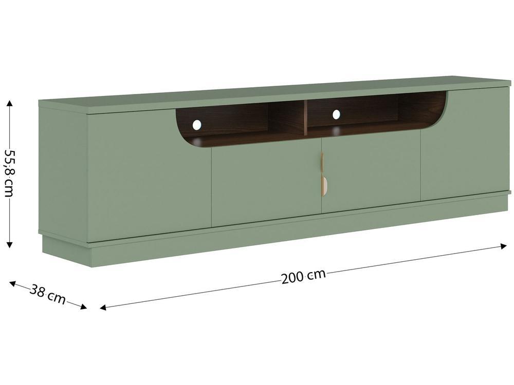 Rack para TV  Até 75" 4 Portas Colibri Santorini - 2